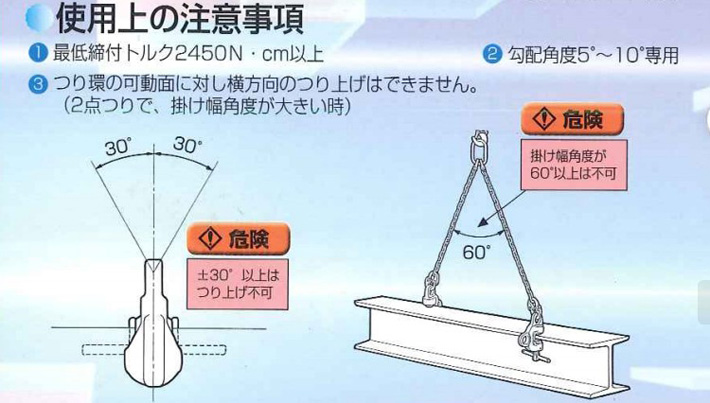 鷹牌SBT型螺旋式鋼板鉗注意事項